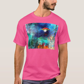 Ufo in Forest T-Shirt