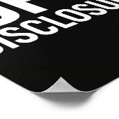 UFO-Informationspaket Poster (Ecke)