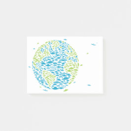 UFO-Invasion der Welt, Alien, Raumfahrt Post-it Klebezettel