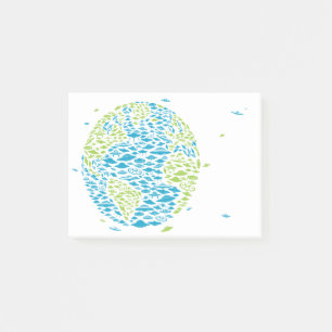 UFO-Invasion der Welt, Alien, Raumfahrt Post-it Klebezettel