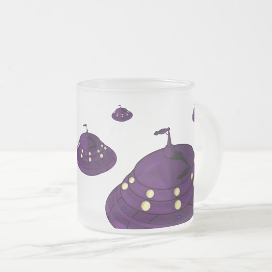UFO Invasion! Mattglastasse (VorderseiteRechts)