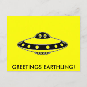 UFO INVASION! POSTKARTE