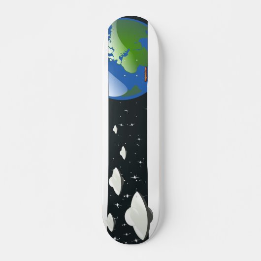 UFO-Invasion Skateboard (Vorne)
