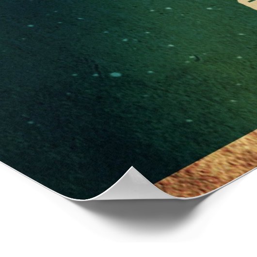 UFO Invasion - Vintages Filmposter Poster (Ecke)