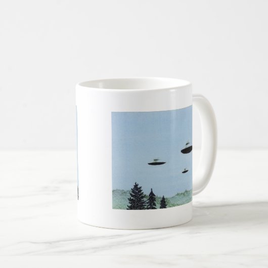 UFO KAFFEETASSE (VorderseiteRechts)