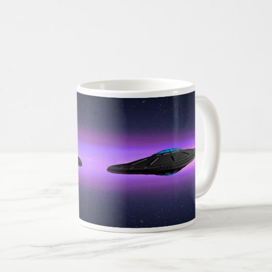 UFO-Kaffeetasse Kaffeetasse (VorderseiteRechts)
