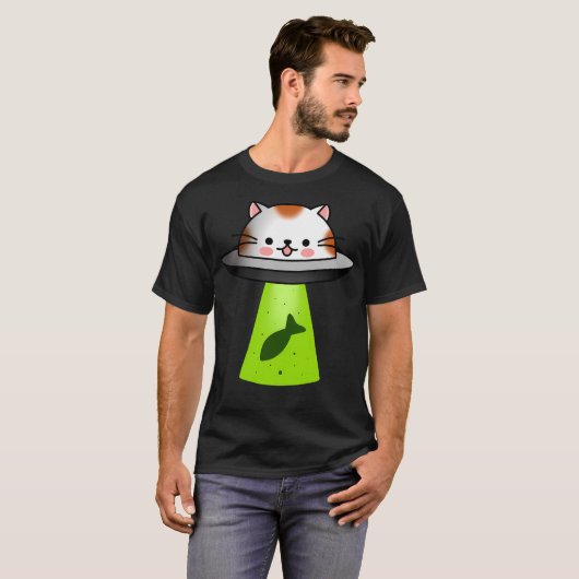 Ufo Kitty T-Shirt (Vorne ganz)