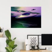UFO-Klassiker Poster (Heimbüro)