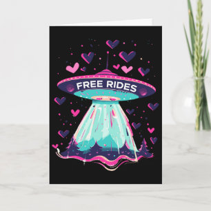 Ufo Kostenlose Fahrten Herzen Liebe Sei Mein Valen Karte