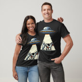 Ufo Kuh Abduction Pixel Art T-Shirt (Unisex)