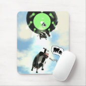 UFO Kuh Entführung Mousepad (Mit Mouse)