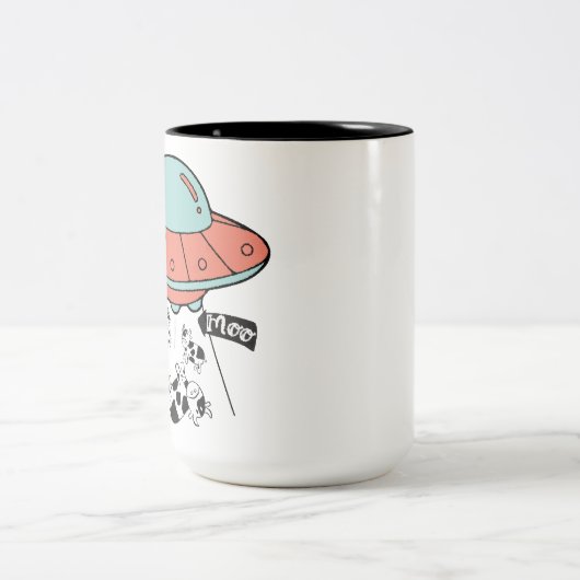 UFO Kuh Entführung Tasse (Mittel)