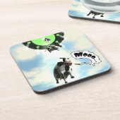 UFO-Kuhentführung Getränkeuntersetzer (Linke Seite)