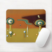 UFO-Landeplatz Mousepad (Mit Mouse)