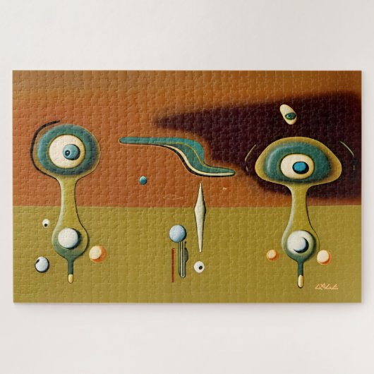 UFO-Landeplatz Puzzle (Horizontal)