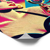 UFO Landing Tote Bag Poster (Ecke)