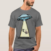 Ufo, Lastenfahrrad, Lastenrad, Cargobike, Aliens T-Shirt (Vorderseite)