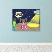UFO LEINWANDDRUCK (Insitu (Holzboden))