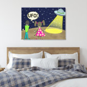 UFO LEINWANDDRUCK (Insitu (Schlafzimmer))