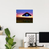 UFO Lights Poster (Heimbüro)