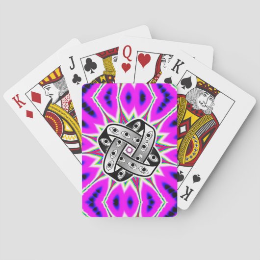 UFO Lila Star Classic Spielkarten (Rückseite)