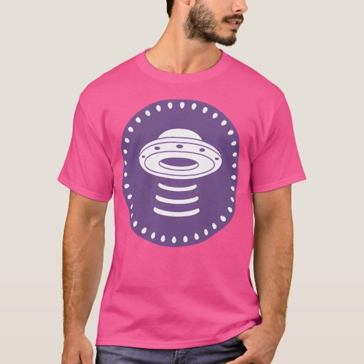 Ufo Lila T-Shirt (Vorderseite)