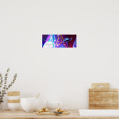 UFO Magenta Dimension 36" x 12" Horizontales Poste Poster (Küche)