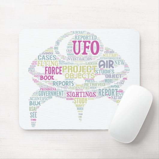 UFO Mousepad horizontal (Mit Mouse)