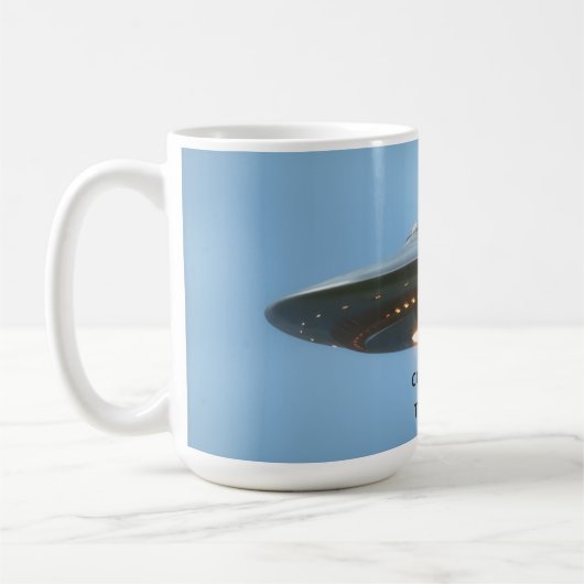 UFO mug Kaffeetasse (Links)