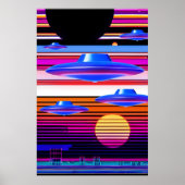 UFO Nostalgie Poster (Vorne)