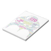 UFO Notepad Notizblock (Rotiert)