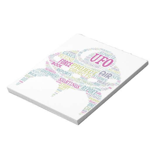 UFO Notepad Notizblock (Rotiert)