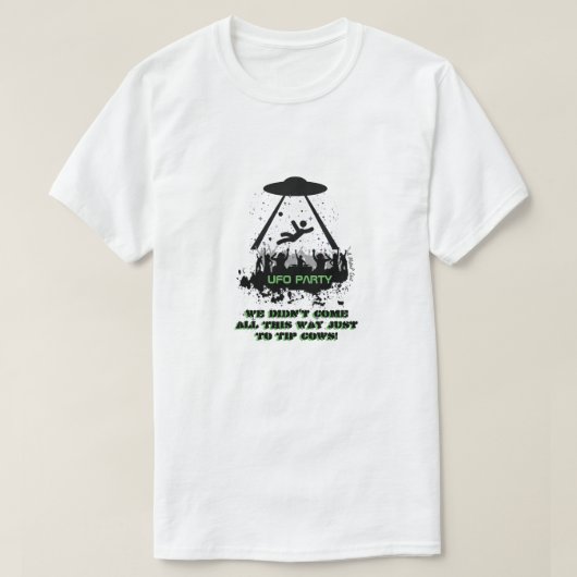 UFO-Party - Ein MisterP-Shirt T-Shirt (Design vorne)