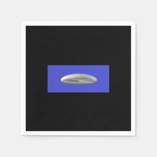 UFO-Partyartikel Serviette (Vorderseite)