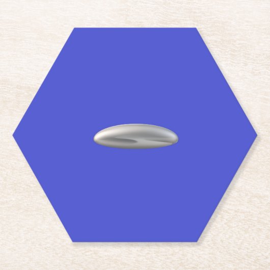 UFO-Partyartikel Untersetzer (Vorderseite)