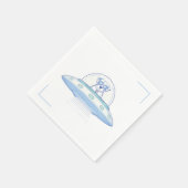UFO PETS - Baby Shower - Serviette (Ecke)