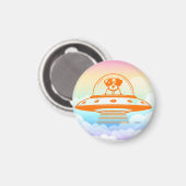 UFO PETS MAGNET (Vorderseite/Rückseite)