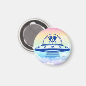UFO PETS MAGNET (Vorderseite/Rückseite)