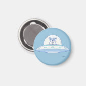 UFO PETS MAGNET (Vorderseite/Rückseite)