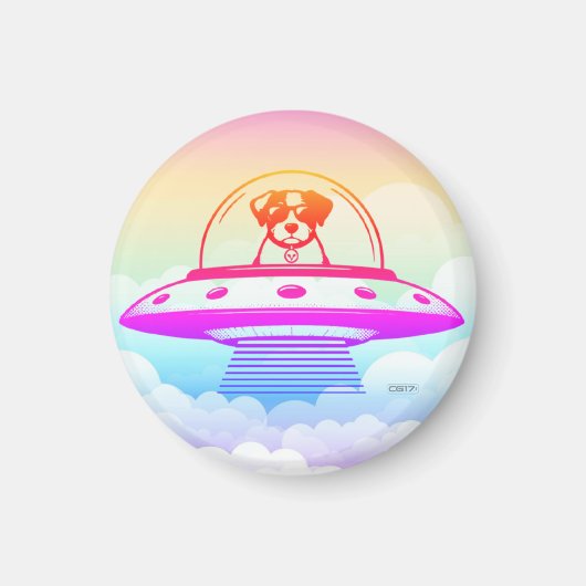 UFO PETS MAGNET (Vorne)