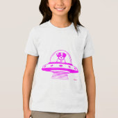 Ufo Pets Tri-Blend Shirt (Vorderseite)