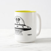 UFO PETS ZWEIFARBIGE TASSE (VorderseiteRechts)