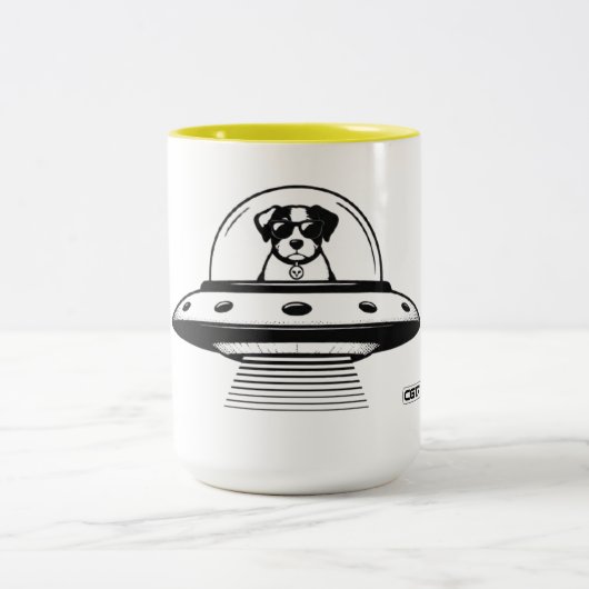 UFO PETS ZWEIFARBIGE TASSE (Mittel)