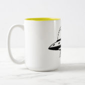 UFO PETS ZWEIFARBIGE TASSE (Links)