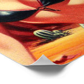Ufo Pin-up Poster (Ecke)