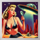 Ufo Pin-up Poster (Vorne)