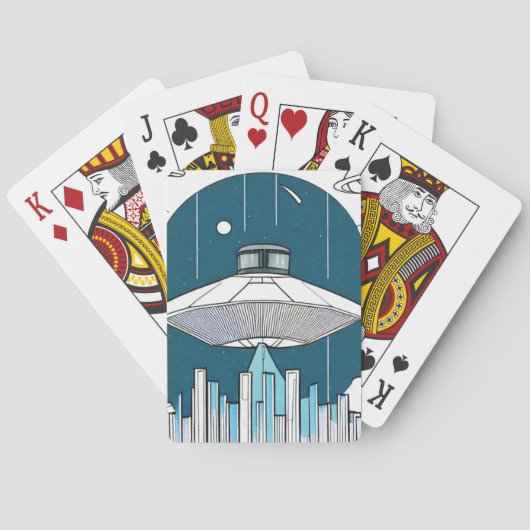 UFO Playing Cards Spielkarten (Rückseite)
