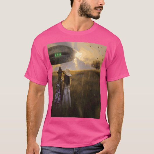 Ufo Pop Art T-Shirt (Vorderseite)