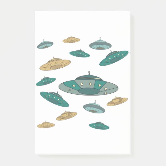 UFO POST-IT KLEBEZETTEL (Vorderseite)