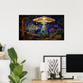 UFO Poster (Heimbüro)